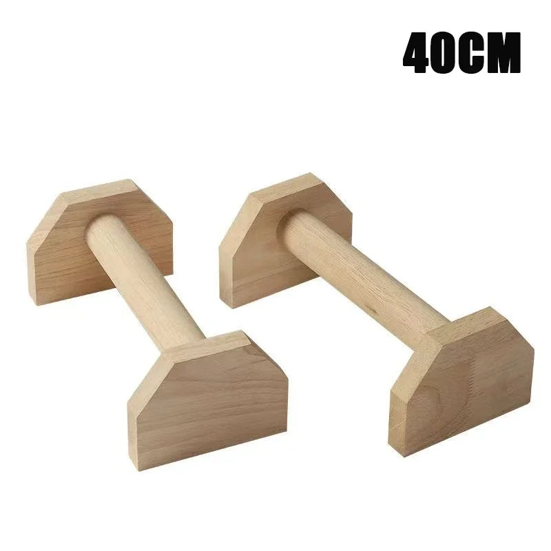 Wooden Push-Up Bar Stands Gym Push Exercise Rack Board Fitness Body Building Training Muscle Trainer Gym Equipment Supply