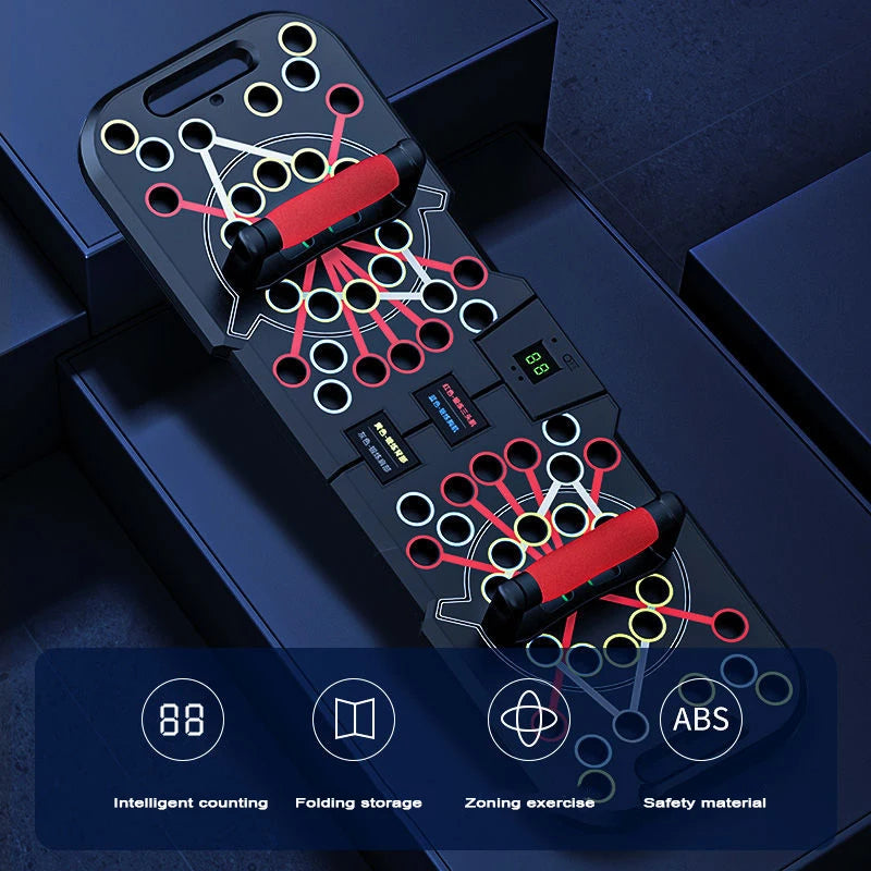 Multi functional home push up board, men's chest and abdominal muscle training board, family interactive fitness equipment