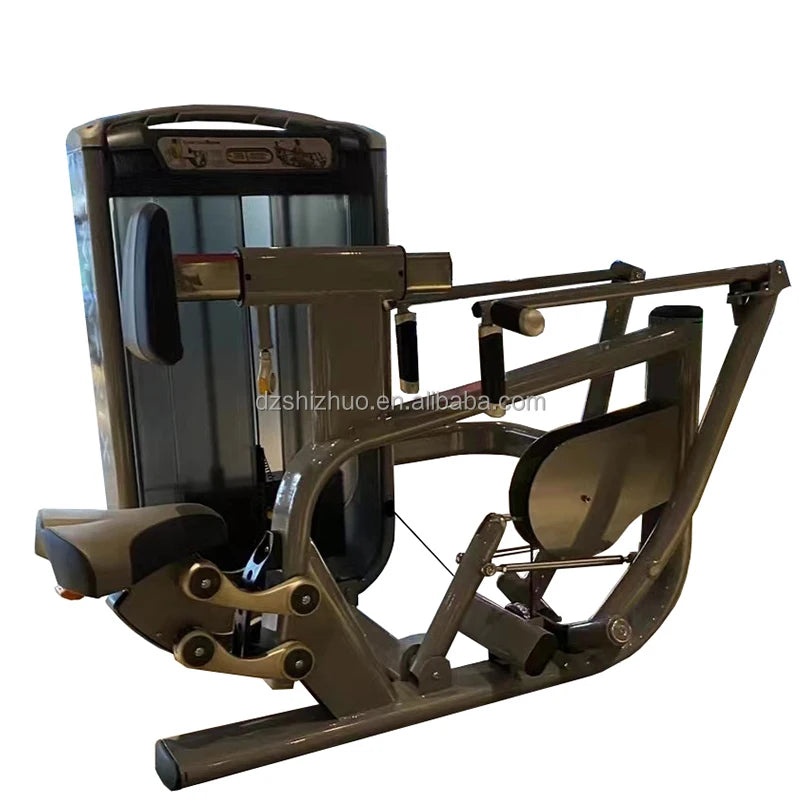 Strength Sport Fitness Gym Equipment Ment Back Exercise Seated Row Machine With Weight Stack