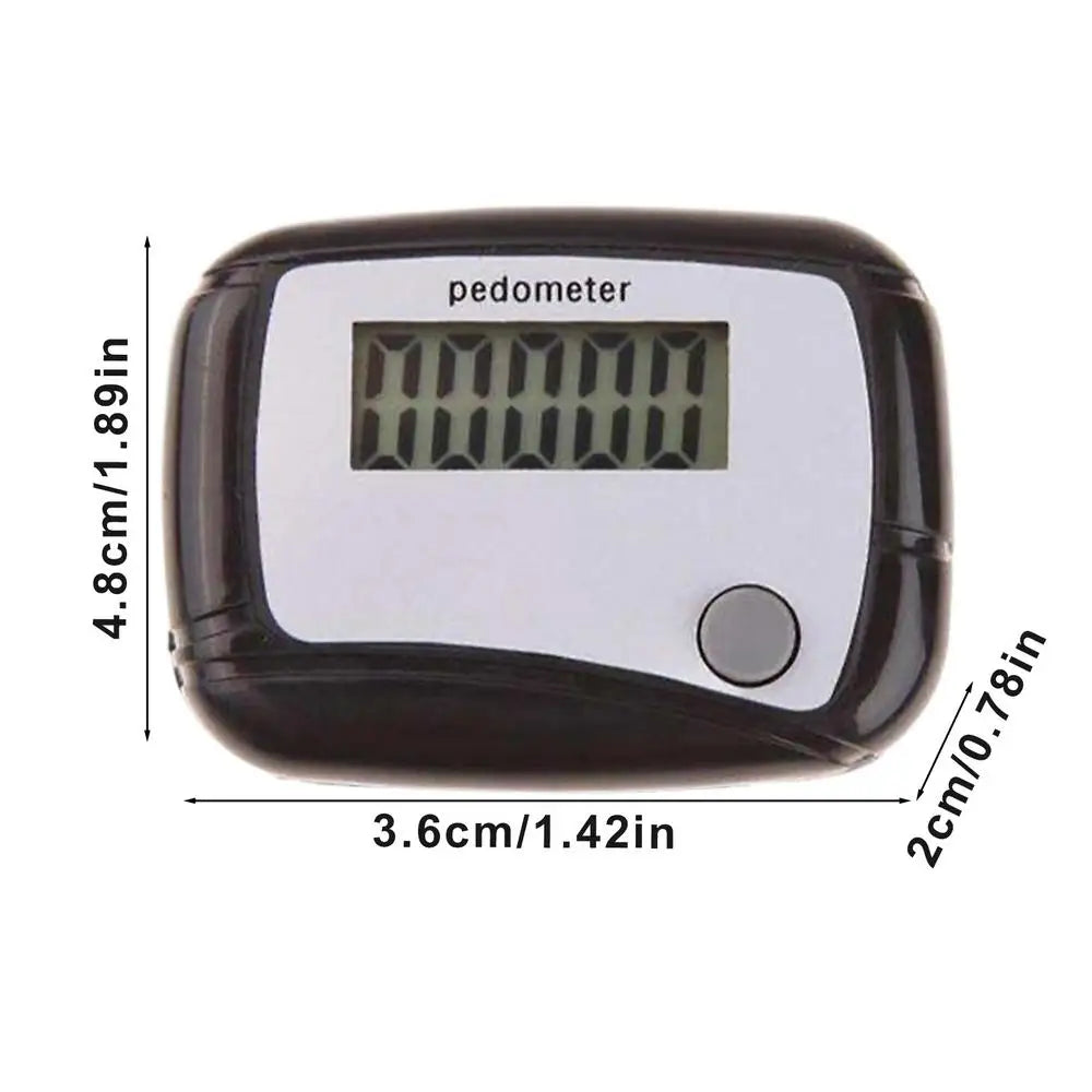 1pc Portable Step Counter Small Walking Pedometer Step Counter With Clip For Fitness Exercise Travel