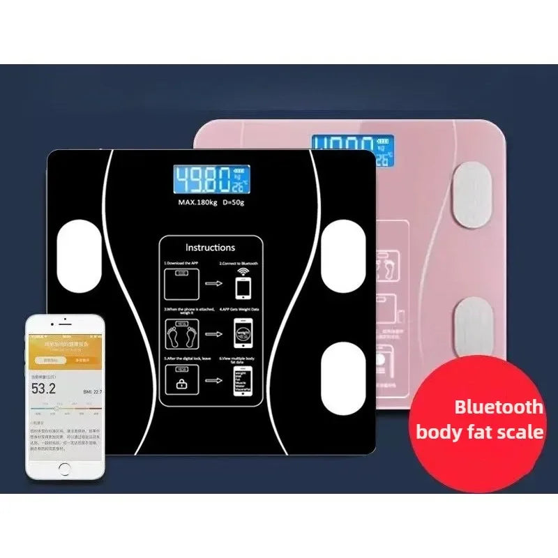 Simple household electronic scale, human body scale, precise weighing, intelligent charging model electronic body weight scale