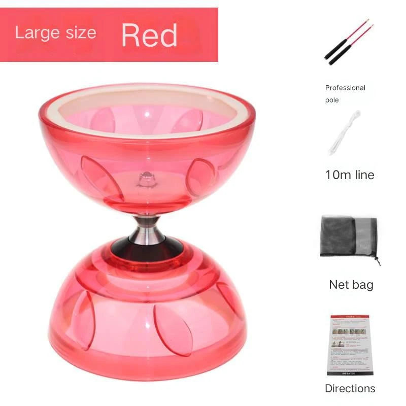 Portable Diabolo Chinese Yoyo Diabolo Set Portable Fitness Gear For Adults Kids Elderly Outdoor Indoor Agility Exercise