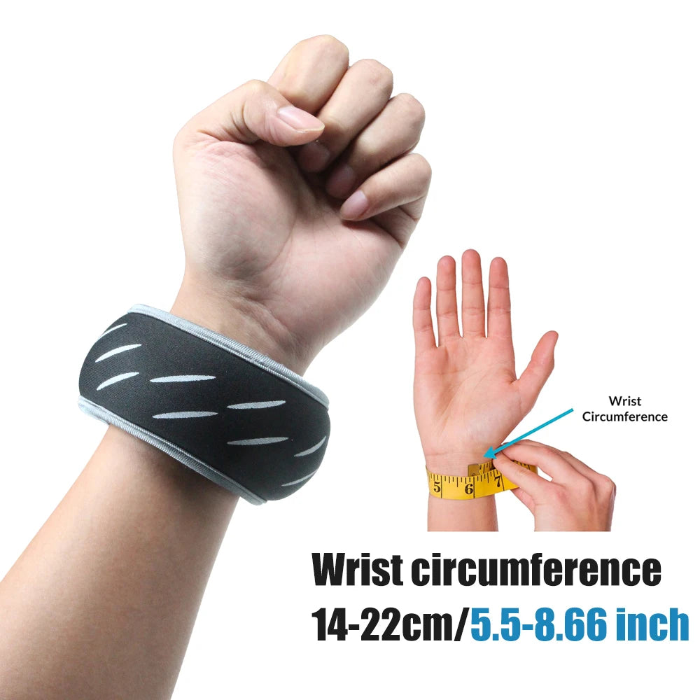 1Pair Wrist Weights 1lb / 0.45kg for Women, Men - Adjustable Strap for Walking,Pilates,Gym - Lightweight & Comfortable Design