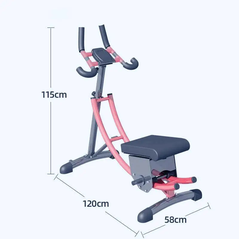 Foldable Fitness Equipment Adjustable AB Coaster Machine For Core Strength Training Cruncher Exercise Machine For Abdominal