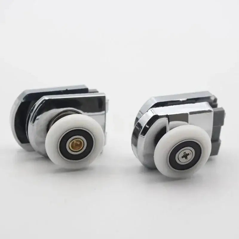 New Bathroom Door Rollers Home Pulley Wheels Glass Sliding Aluminum Shower Room Cabin Replacement Doors Accessories