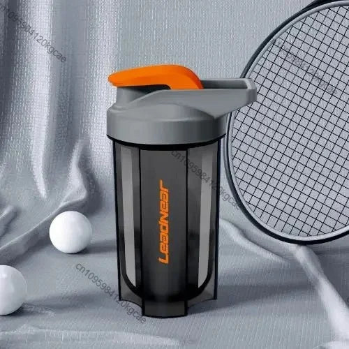 Portable Protein Shaker 500ml Fitness Bottle with Wire Whisk Ball for Fitness Enthusiasts Athletes Perfect For Outdoor Gym Cups