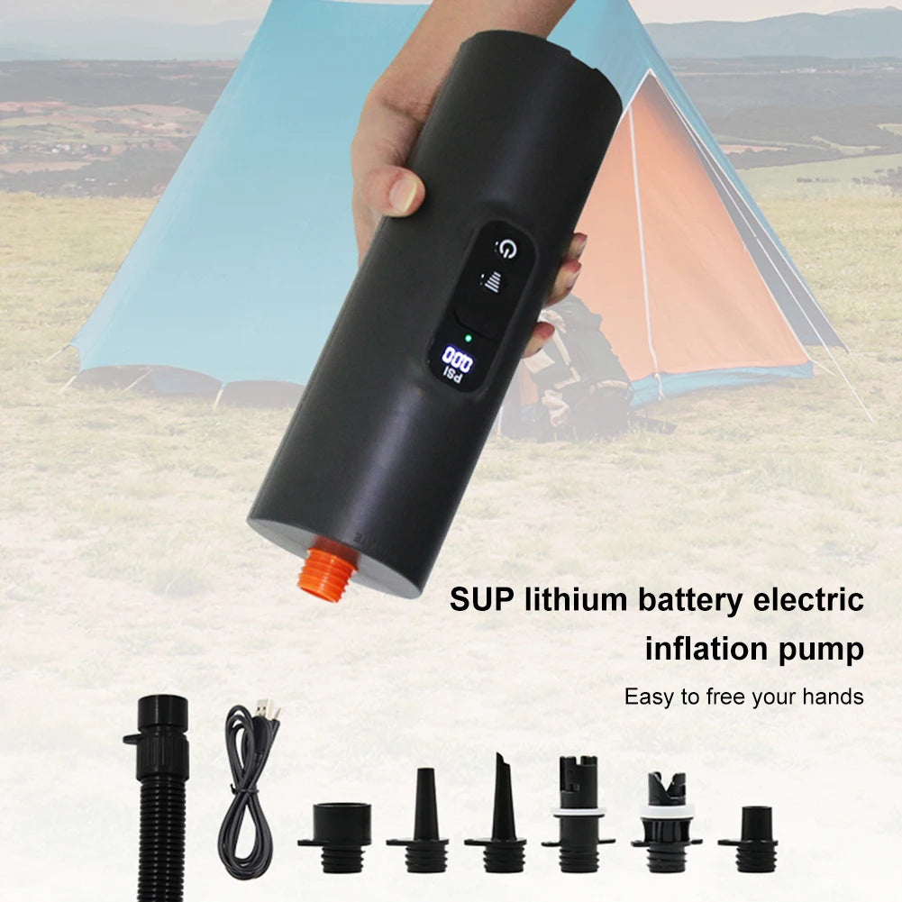 10PSI SUP Board Pump with Auto Shut Off SUP Boat Inflatable Pump Stand Up Paddle Board Pump for Inflatables Kayaks Boats