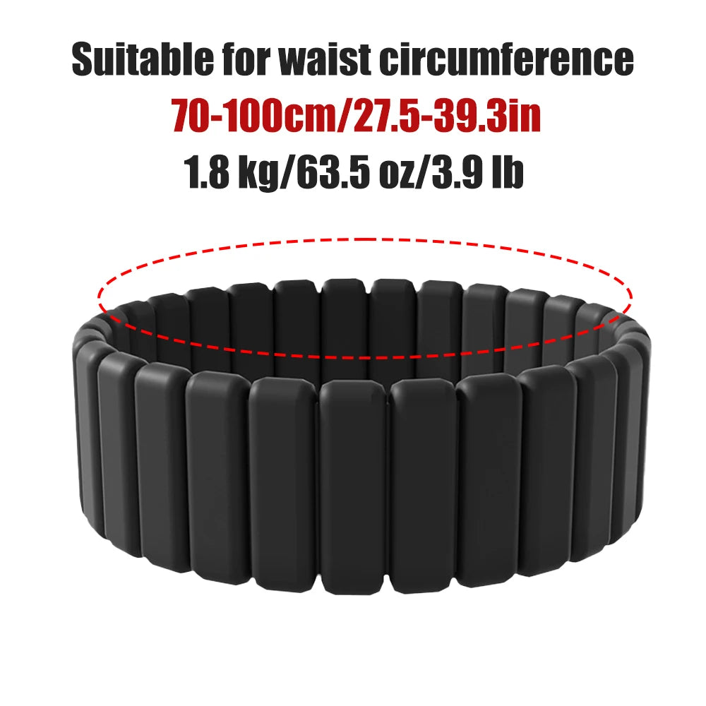 1PCS 4lb/1.8kg Waist Weights Weights for Women Men, Adjustable Lower Back Weighted for Home Gym Workout, Running, Yoga, Exercise