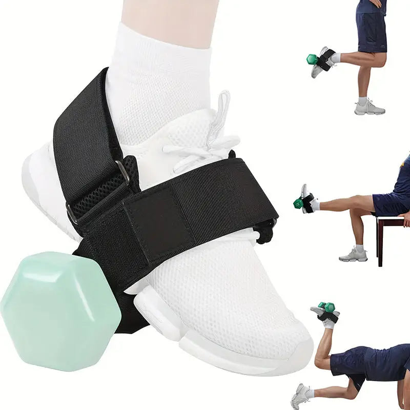Dumbbell Foot Attachment Tibialis Trainer Adjustable Ankle Weights Leg Workouts at Home Leg extensions Home Gym Equipment