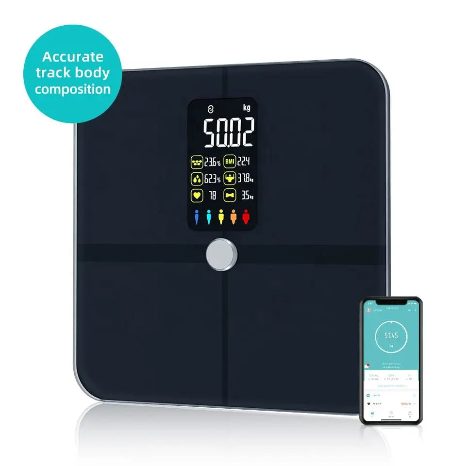 Smart Scale for FSA&HSA Eligible Body Weight Fat, Digital Weighing Machine for Accurate BMI Muscle Mass Composition
