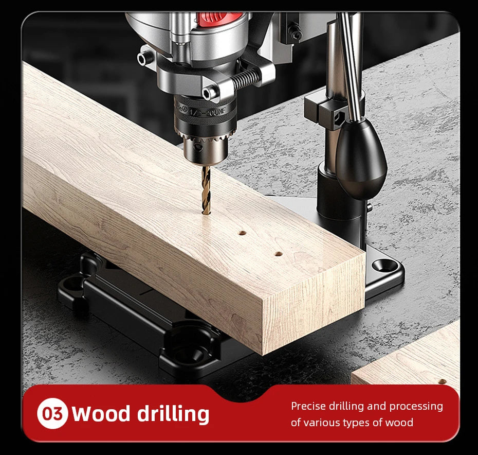 Adjustable Universal Drill Stand for Electric Hand Drill Impact Drill Convert to Mini Bench Drill Press Bracket Home DIY Tool
