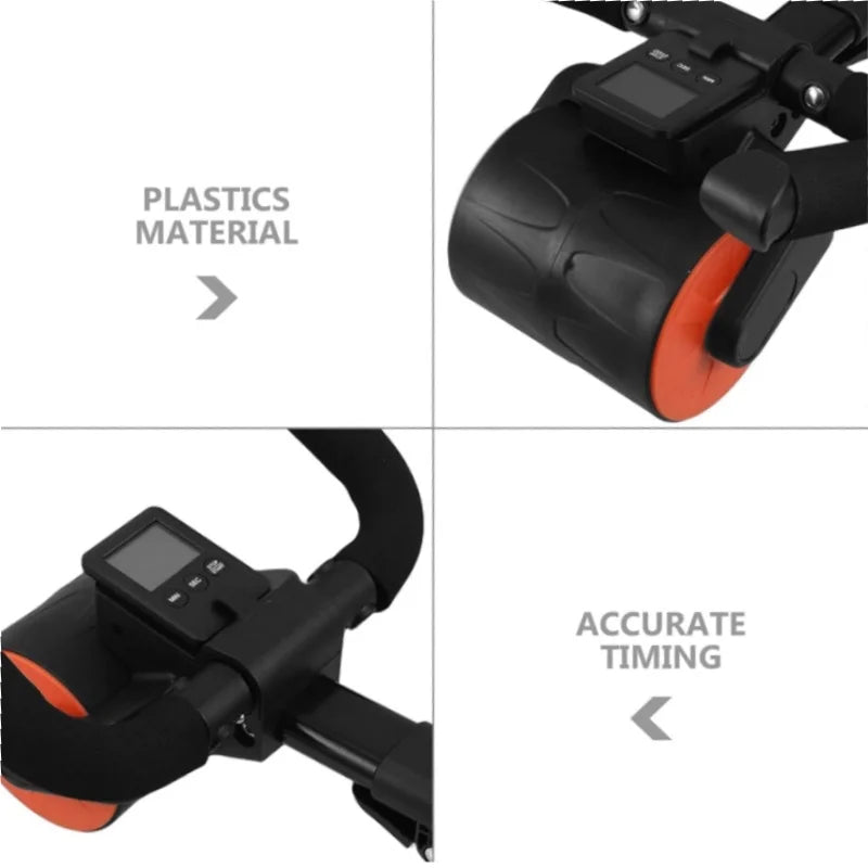 Adjustable Abs Training Roller Multifunctional Home Plank Support Abdominal Fitness Wheel For Home Gym