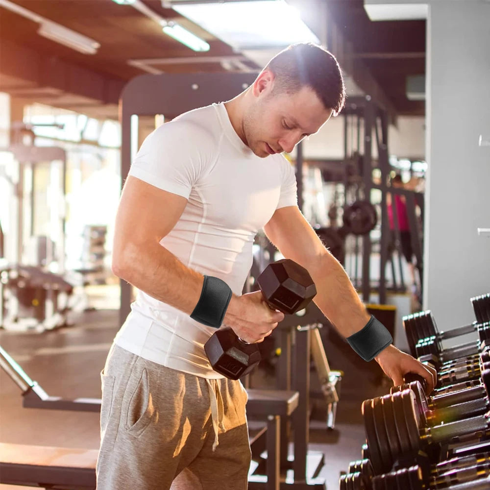 1Pair Wrist Weights 1lb / 0.45kg for Women, Men - Adjustable Strap for Walking,Pilates,Gym - Lightweight & Comfortable Design