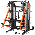 Full Set Flying Bird Smith Machine Home Gym Equipment - Multifunctional Squat Bench Press Station for Commercial Large Fitness C