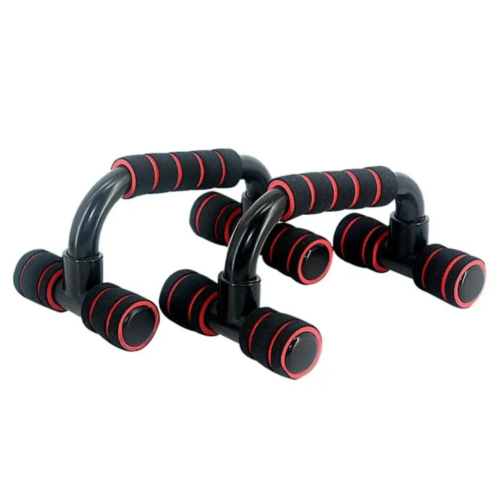 1 Pair of Gymnasium Exercise Non-slip Push-up Stand H-shaped Stable Pushup Bars Strong Durable Push-up Support Muscle Training