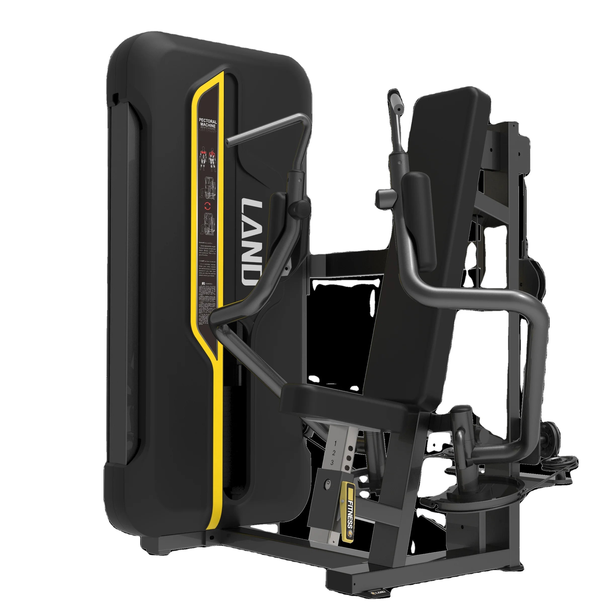 Strength Training Gym Equipment Bodybuilding Pin Loaded Chest Press Fitness Machine Pectoral Fly Machine