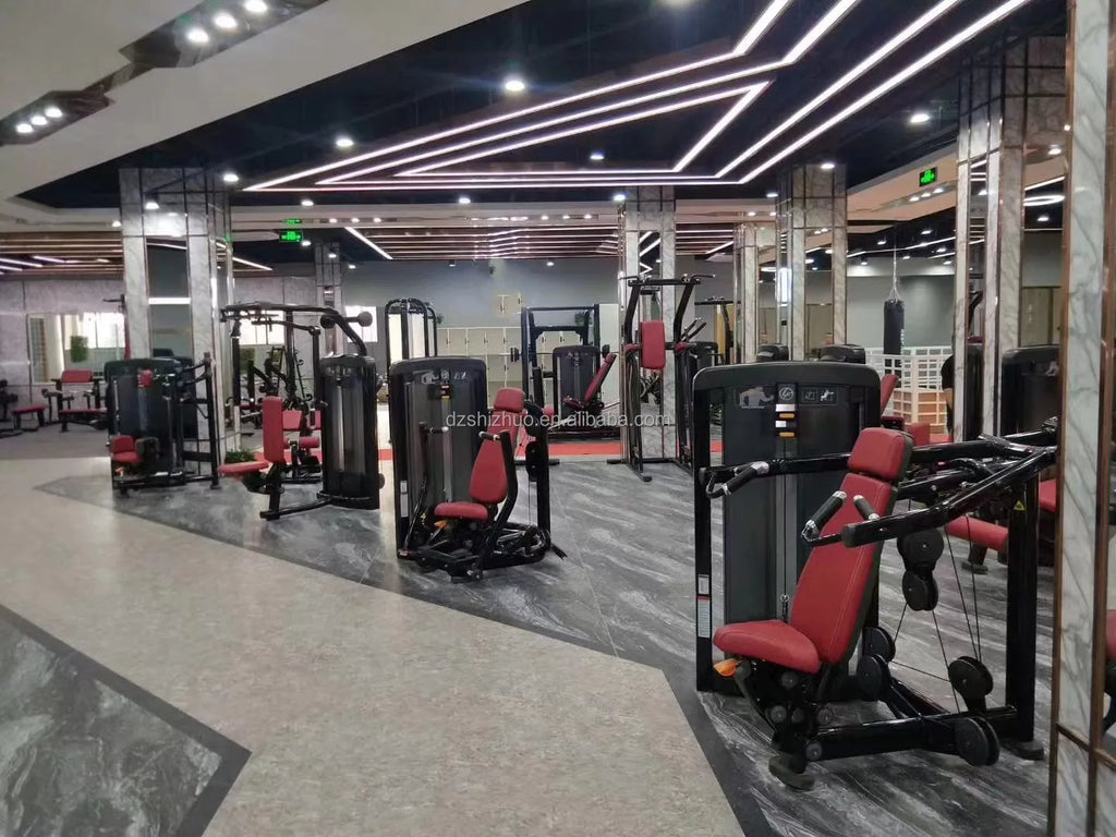 Strength Sport Fitness Gym Equipment Ment Back Exercise Seated Row Machine With Weight Stack