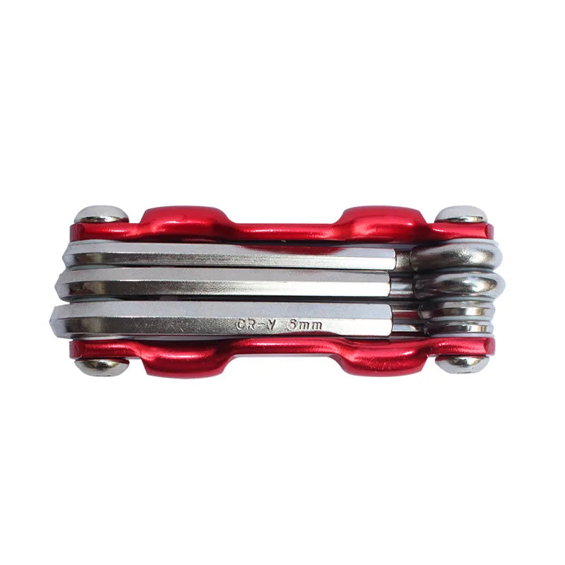 Multi Repair Tools Kit Portable Bicycle Tool Folding Allen Wrench Spoke Hex Wrench Bike Maintenance Tool Set Cycling Accessories