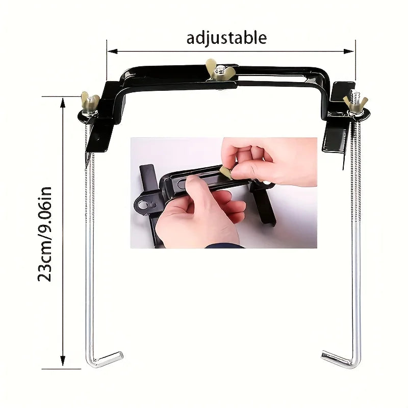 Adjustable Battery Hold Down, Universal Battery Adjustable Crossbar With L Bolt Battery Tie Down Holder For Cars SUVs